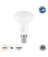 GloboStar® SPOTBULB 60076 Λάμπα E14 R50 LED 8W 776lm 120° AC 220-240V IP20 Φυσικό Λευκό 4500K - Lumileds SMD Chip - Λευκό Γαλακτερό -Μ5 x Π5 x Υ8.9cm - 3 Χρόνια Εγγύηση